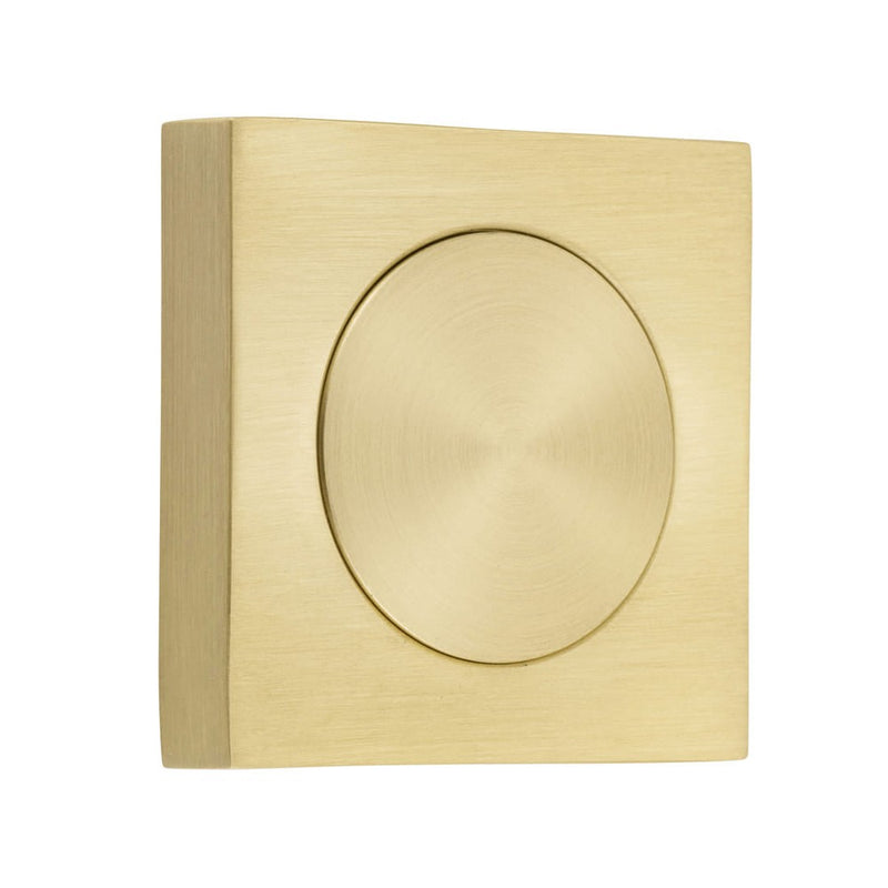 Blank Rose Square Brushed Gold PVD H52xW52xP10mm