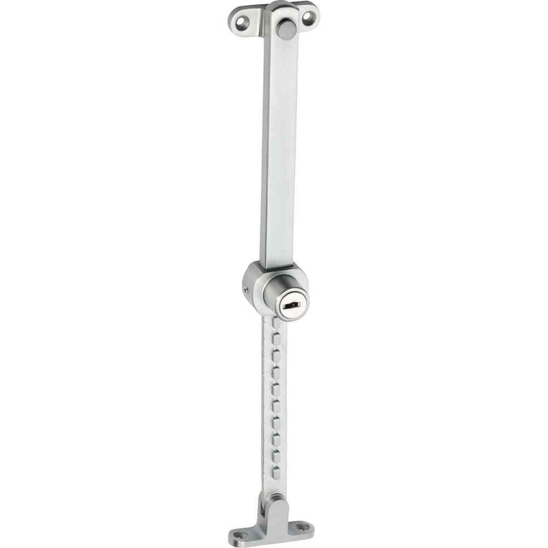 Casement Stay Stainless Steel Telescopic Locking Satin Chrome