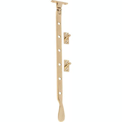 Casement Stay Base Fix Small Polished Brass