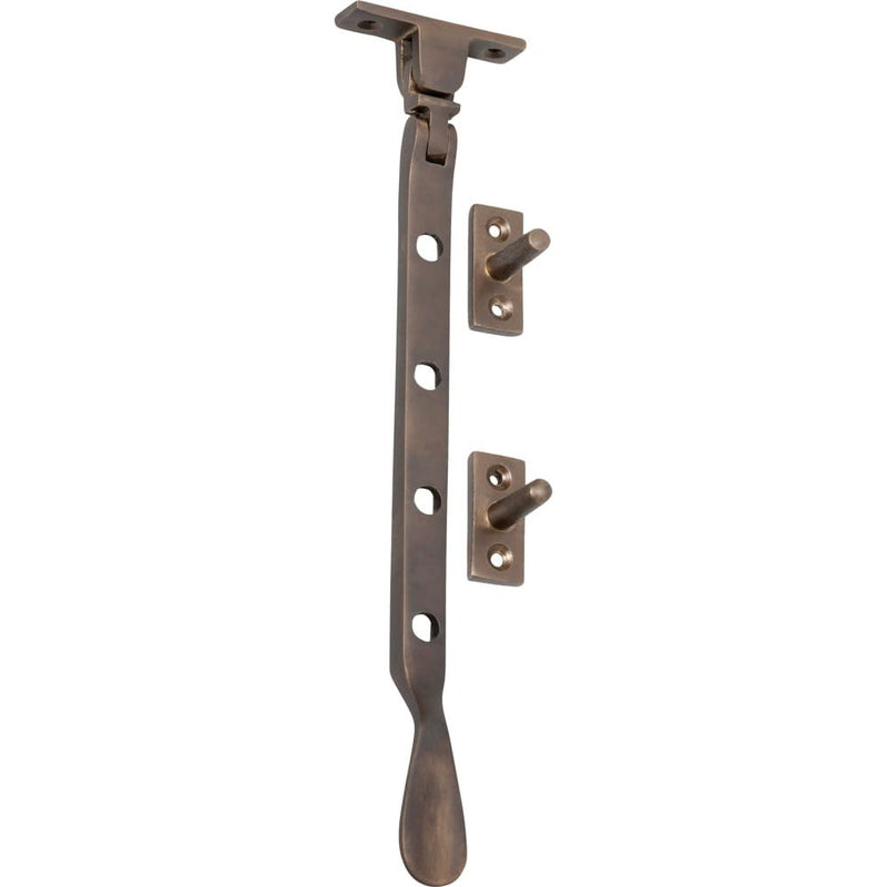 Casement Stay Base Fix Small Antique Brass