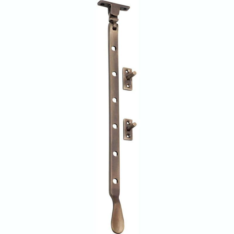 Casement Stay Base Fix Large Antique Brass
