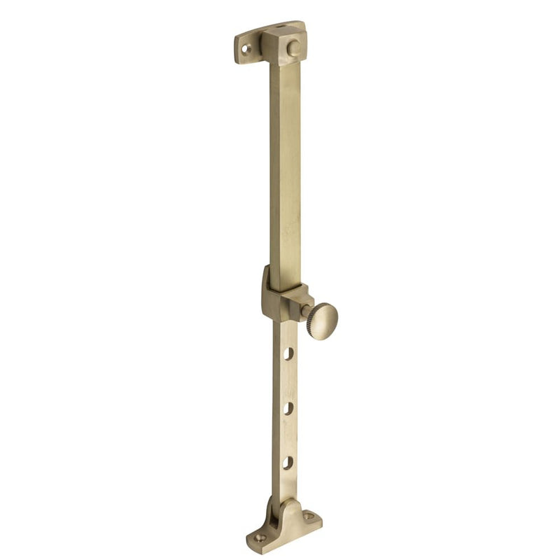 Casement Stay Telescopic Pin Satin Brass