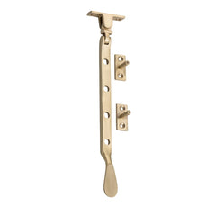 Casement Stay Base Fix Small Polished Brass