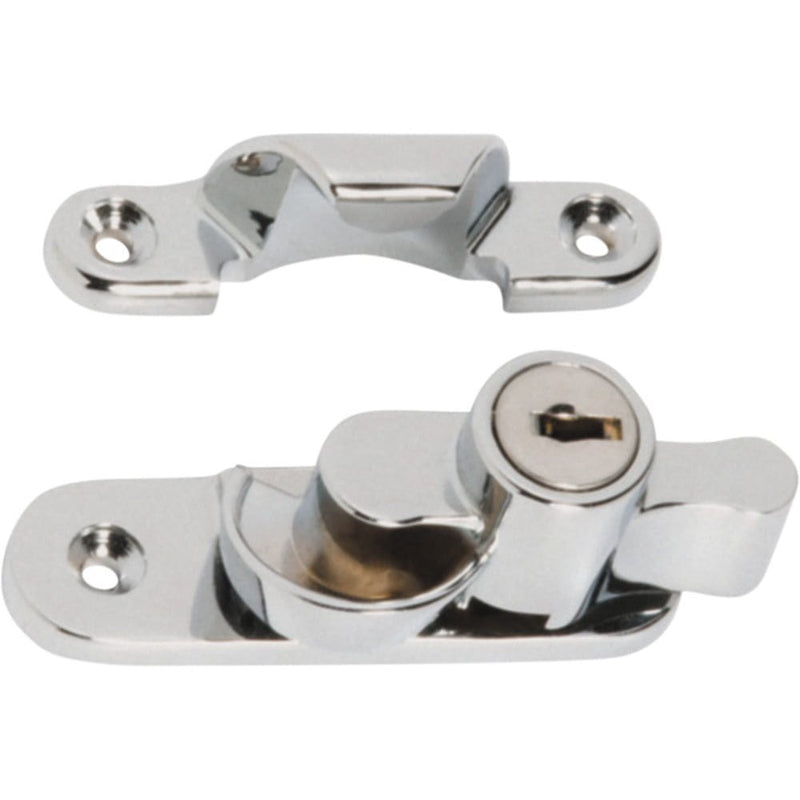 Sash Fastener Locking Zinc Alloy Satin Chrome
