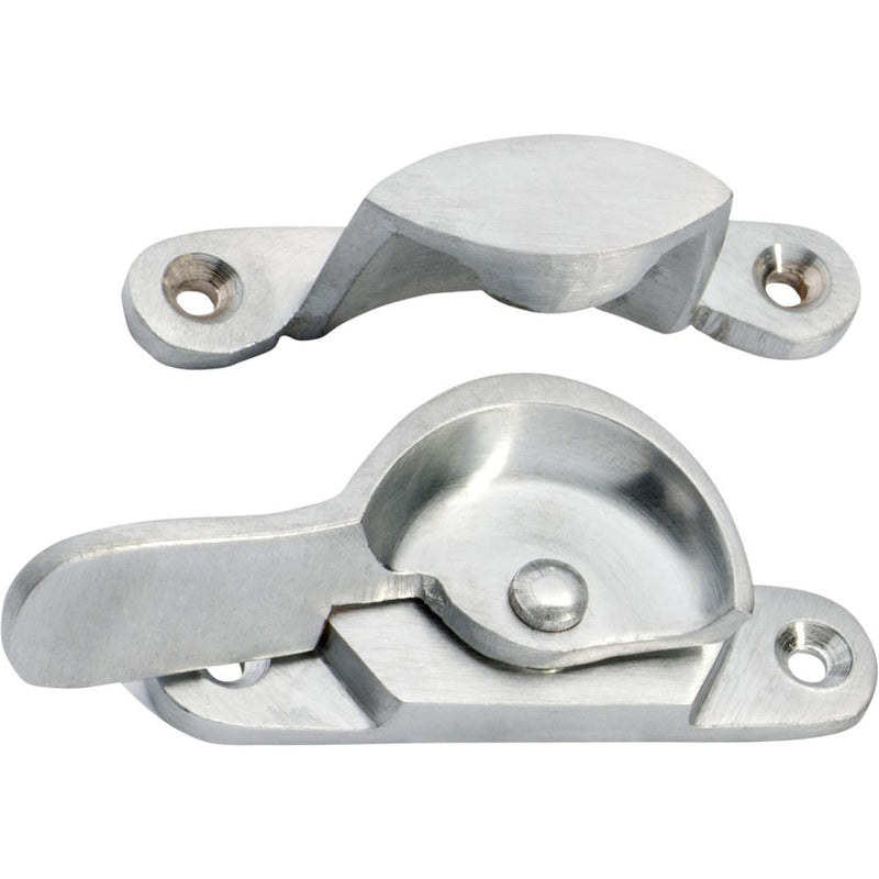 Sash Fastener Narrow Satin Chrome