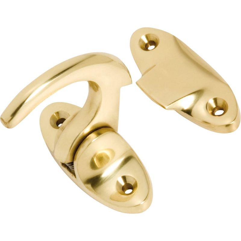Spur Catch Polished Brass