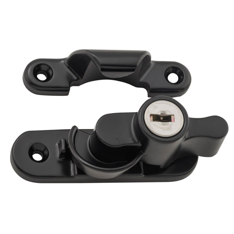 Sash Fastener Locking Zinc Alloy Matt Black