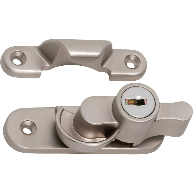 Sash Fastener Locking Zinc Alloy Satin Nickel