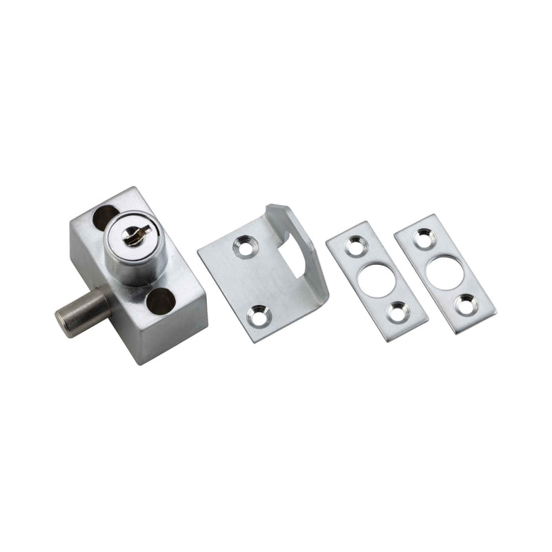Sash / Sliding Window Lock Zinc Alloy Satin Chrome