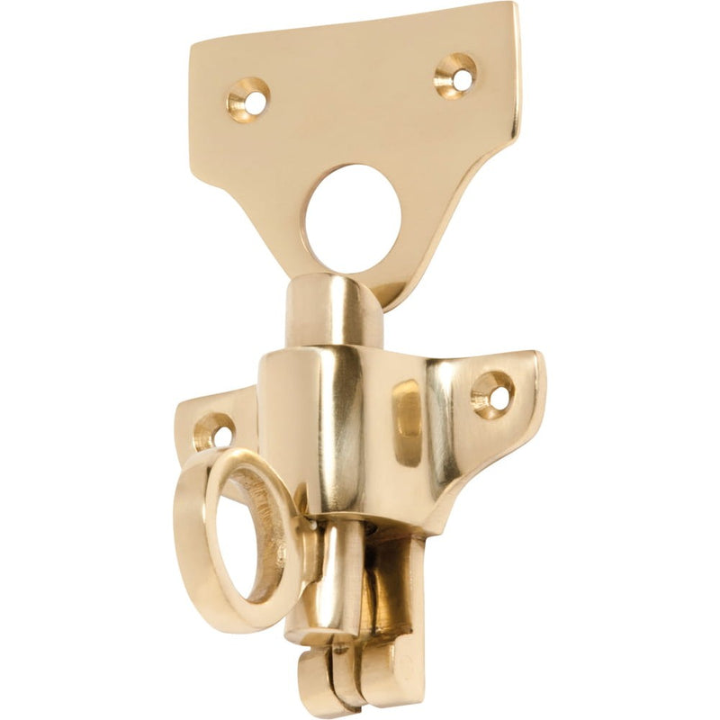 Fanlight Catch Polished Brass