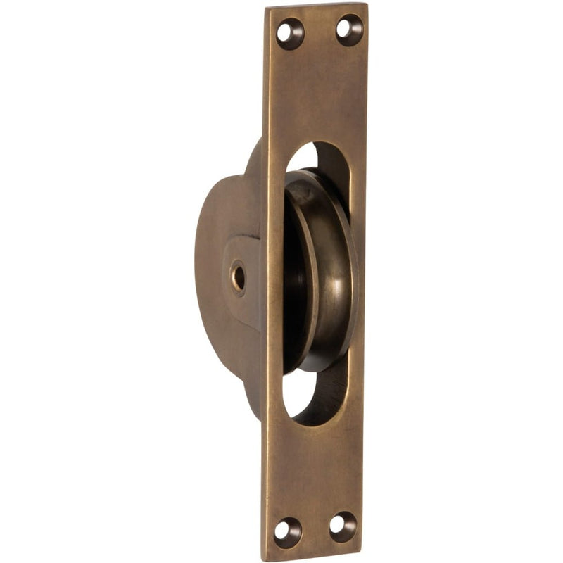 Sash Pulley Antique Brass