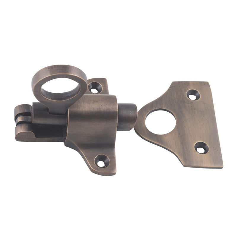 Fanlight Catch Antique Brass