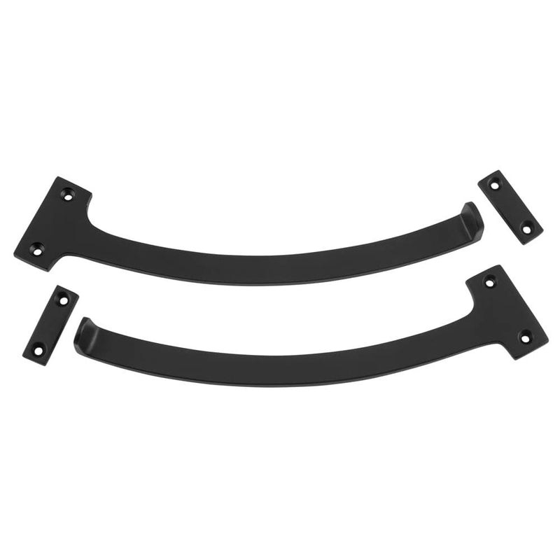 Fanlight Stop Pair Matt Black
