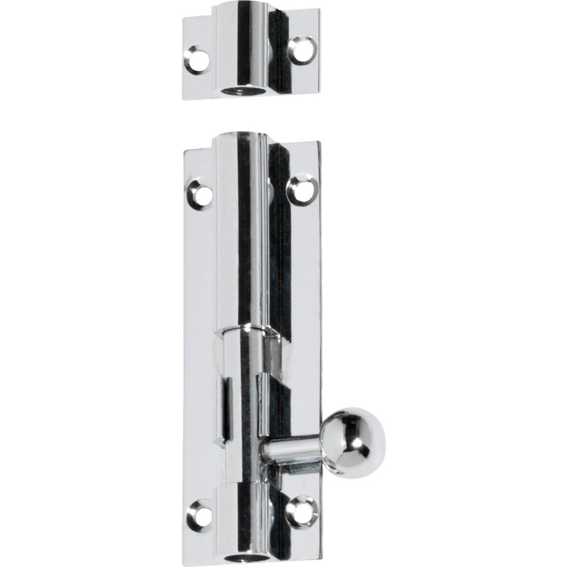 Barrel Bolt Chrome Plated 75mm