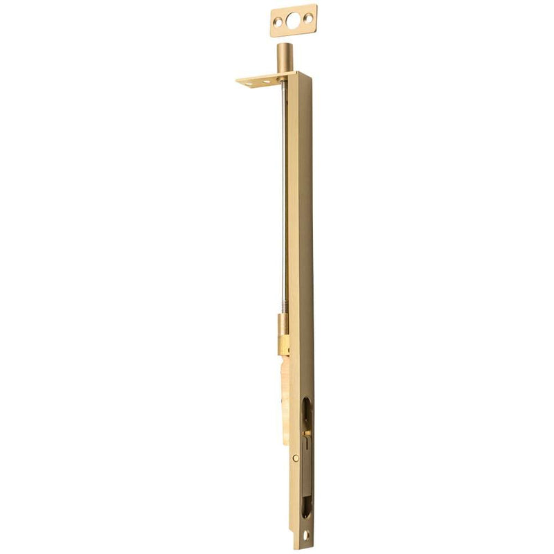 Flush Bolt Satin Brass H300xW19mm