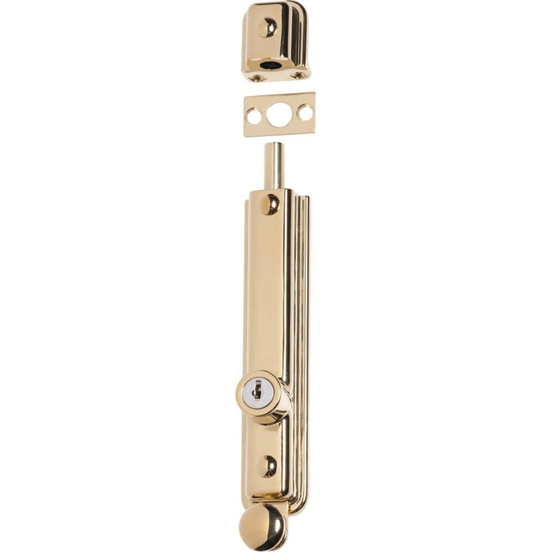 Surface Bolt Locking Zinc Alloy Anti-tarnish Brass 150mm