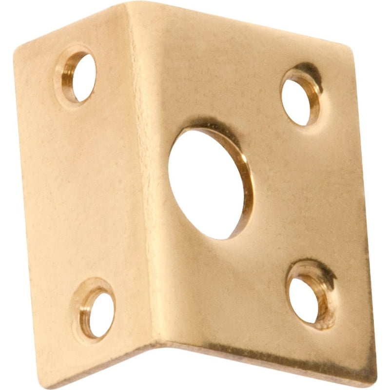 Right Angle Keeper Polished Brass Bolt 7.5mm