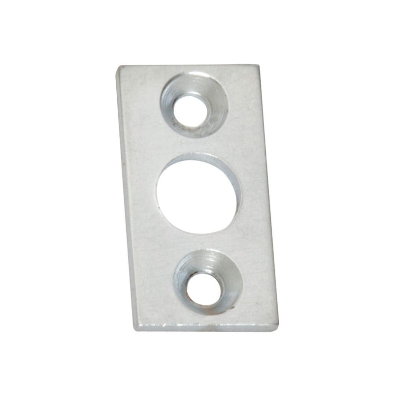 Plate Keeper Satin Chrome L25xW13mm Bolt 7.5mm