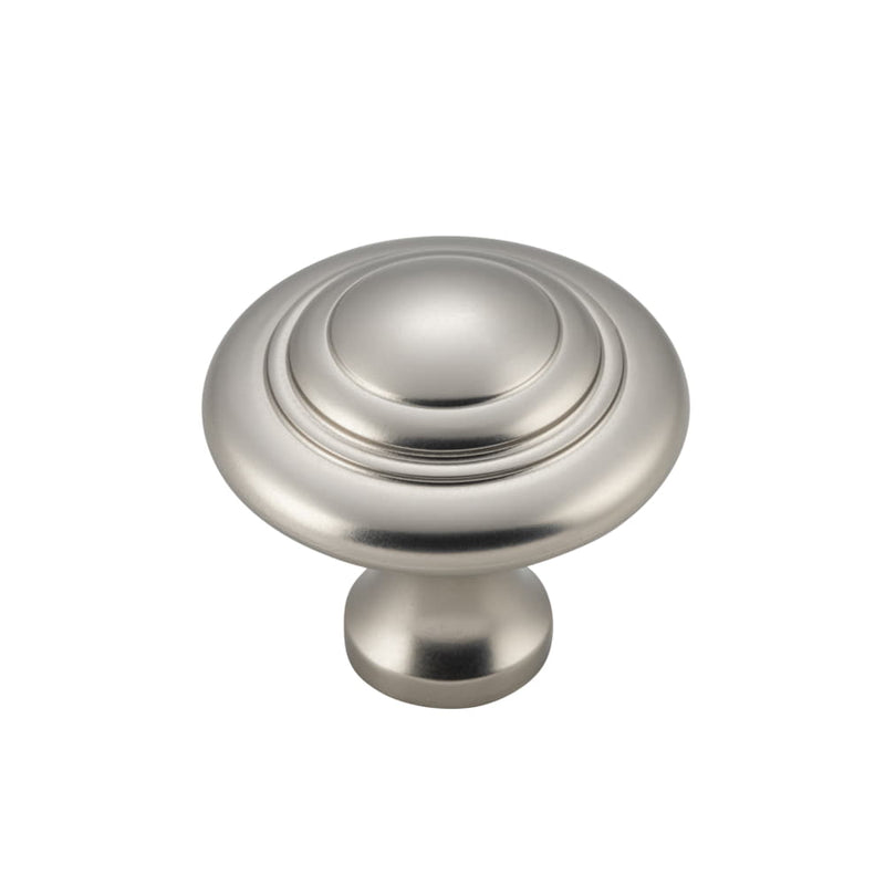 Cupboard Knob Domed Satin Nickel 32mm