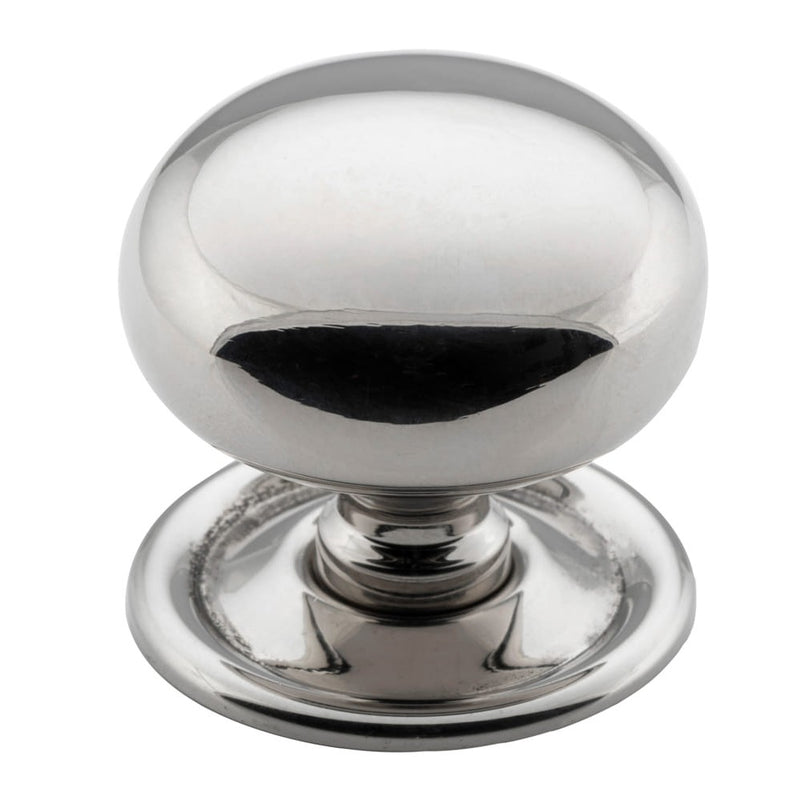 Cupboard Knob Sheet Brass Polished Nickel 38mm