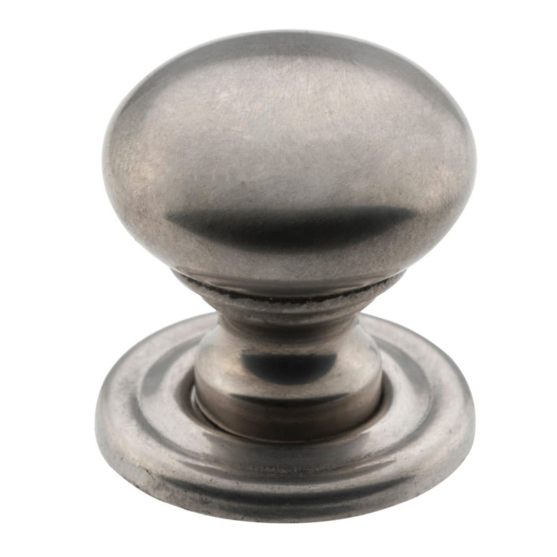 Cupboard Knob Sheet Brass Satin Nickel 19mm