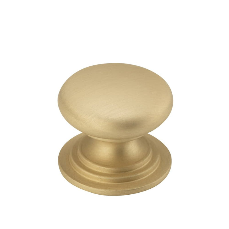 Cupboard Knob Sarlat Brushed Brass 32mm