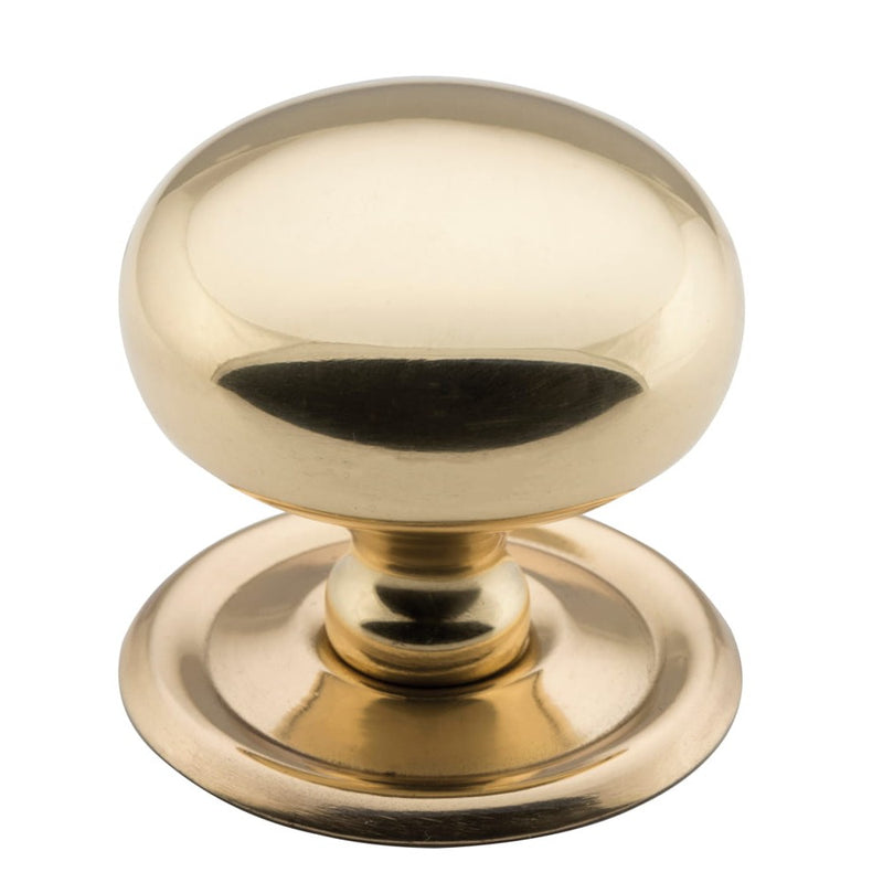 Cupboard Knob Sheet Brass Polished Brass 38mm