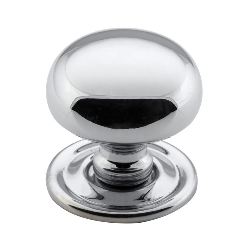 Cupboard Knob Sheet Brass Chrome Plated 32mm