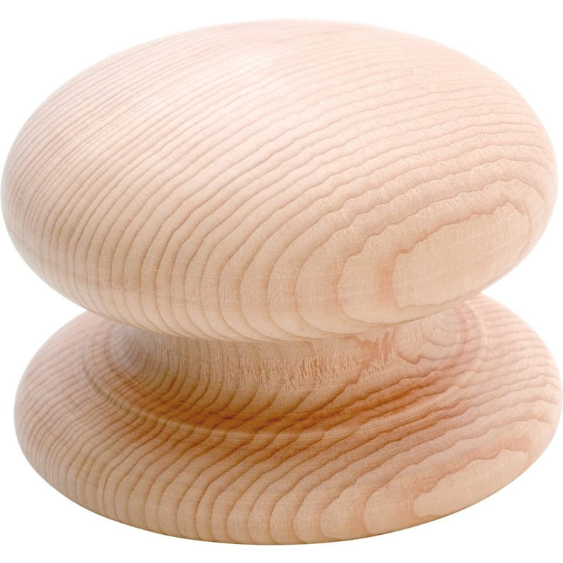 PINE W/SCREW M/ROOM KNOB D40 P34mm