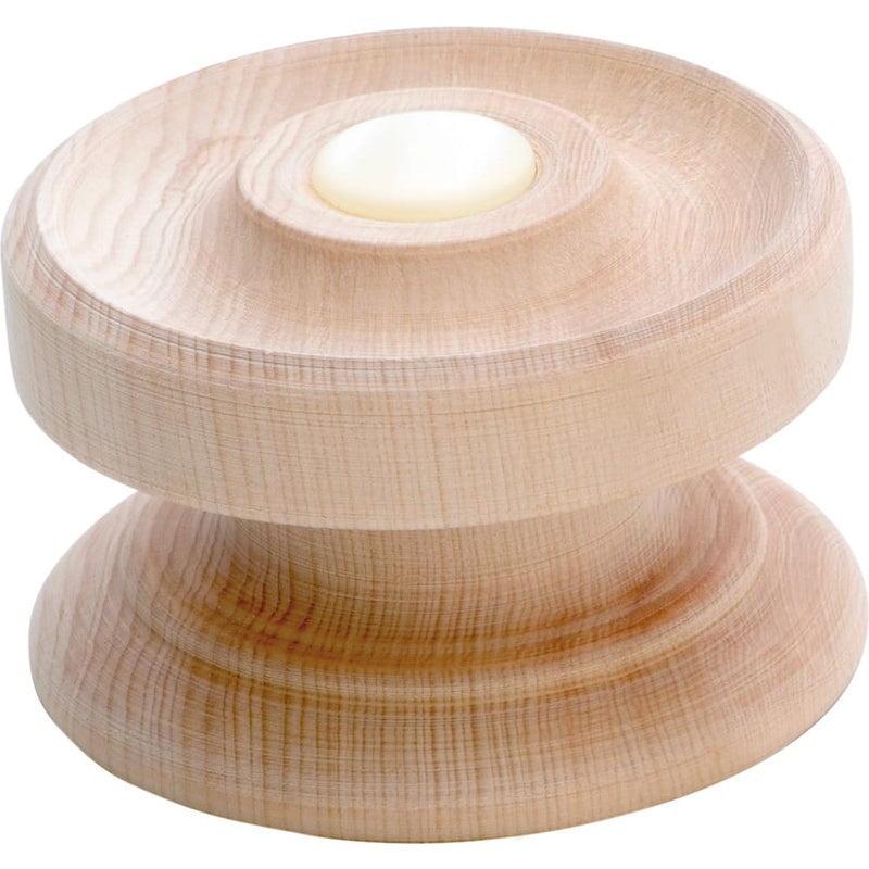 Cupboard Knob Button Woodscrew Pine D54xP34mm