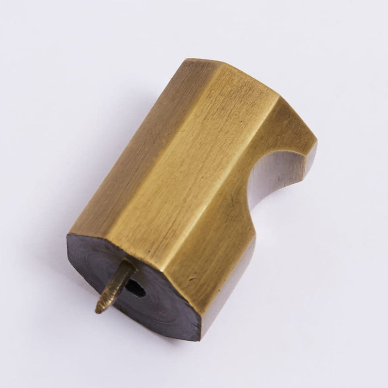 Henley Knob Acid Washed Brass 20mm