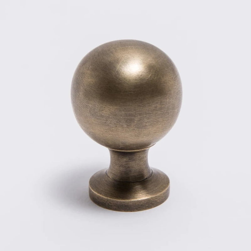 Surrey Knob Large Acid Washed Brass 32mm