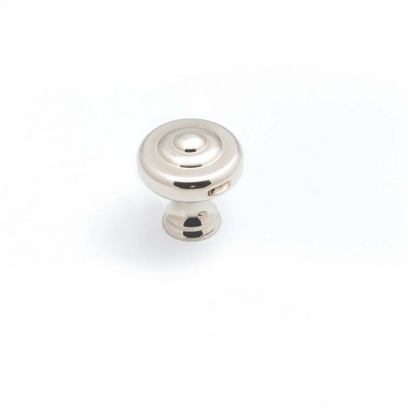 Decade 38mm Fluted Knob Polished Nickel