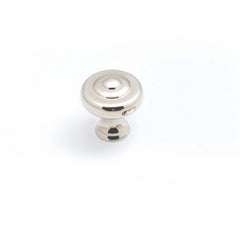 Decade 38mm Fluted Knob Polished Nickel