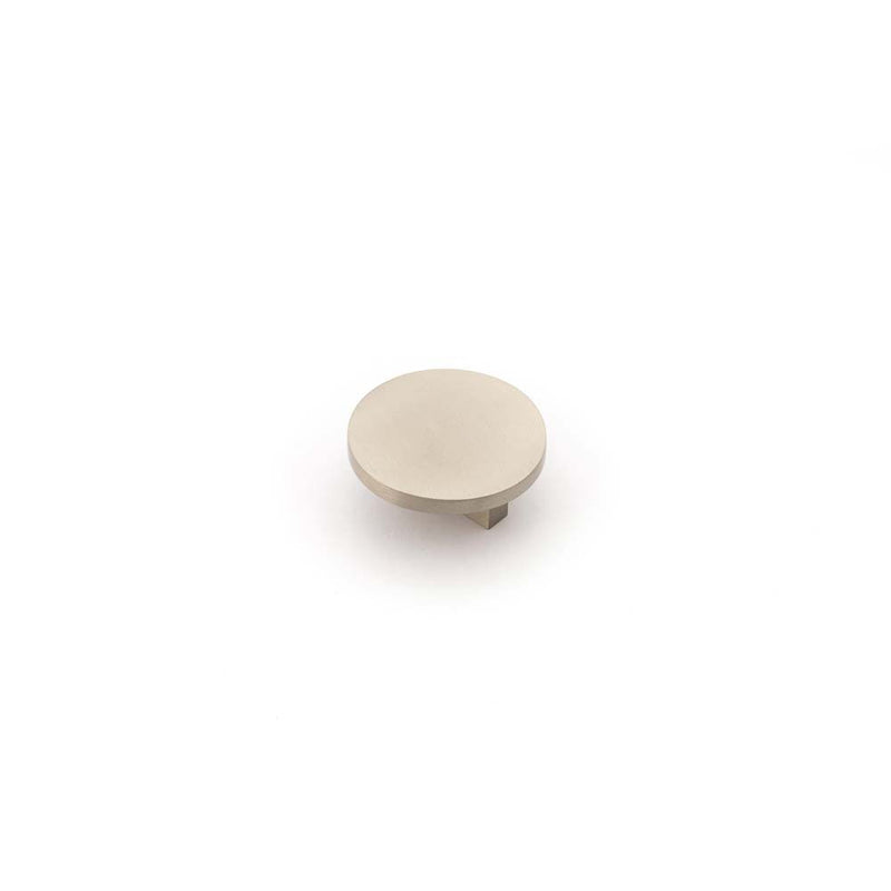 Cove 60mm Round Disc Knob Dull Brushed Nickel