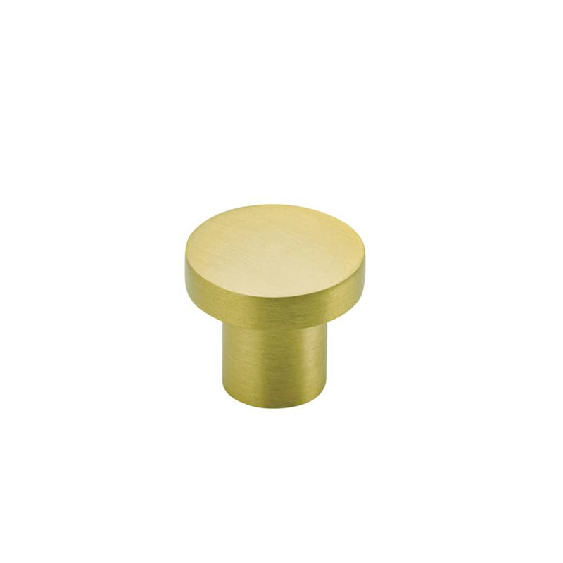Cupboard Knob Osaka Brushed Brass 32mm