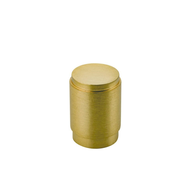 Cupboard Knob Berlin Brushed Brass 20mm