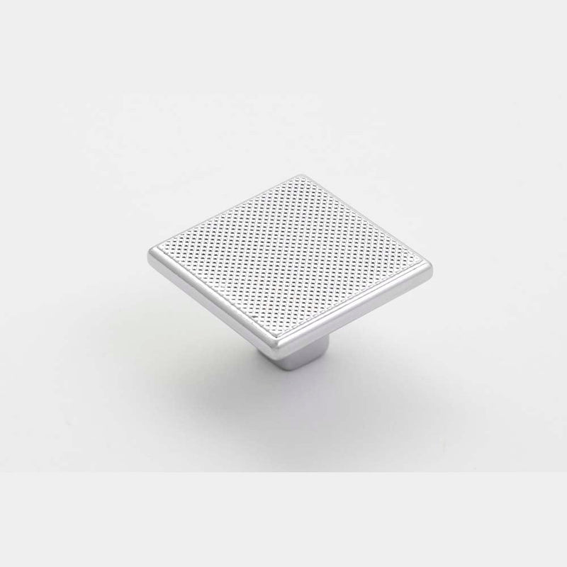 Monaco 35mm Square Knob Polished Chrome