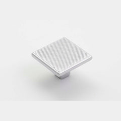 Monaco 35mm Square Knob Polished Chrome