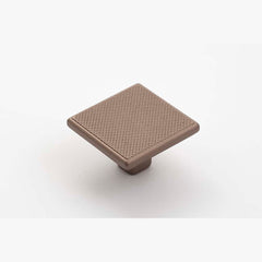 Monaco 35mm Square Knob Matt Rose Gold