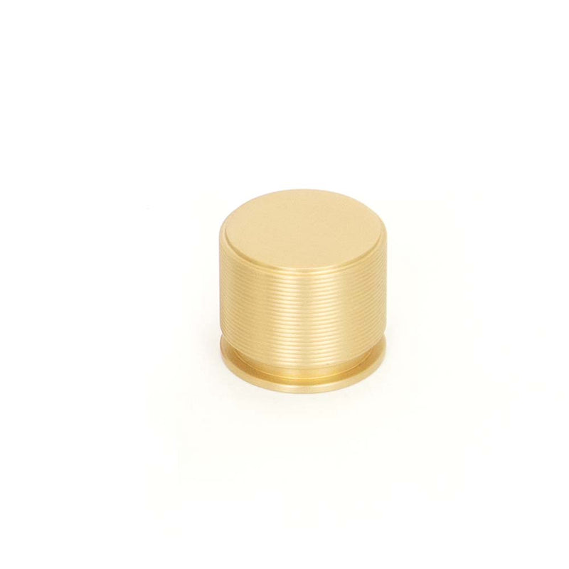 Momo Sussex 35mm Solid Brass Lined Knob Brushed Satin Brass