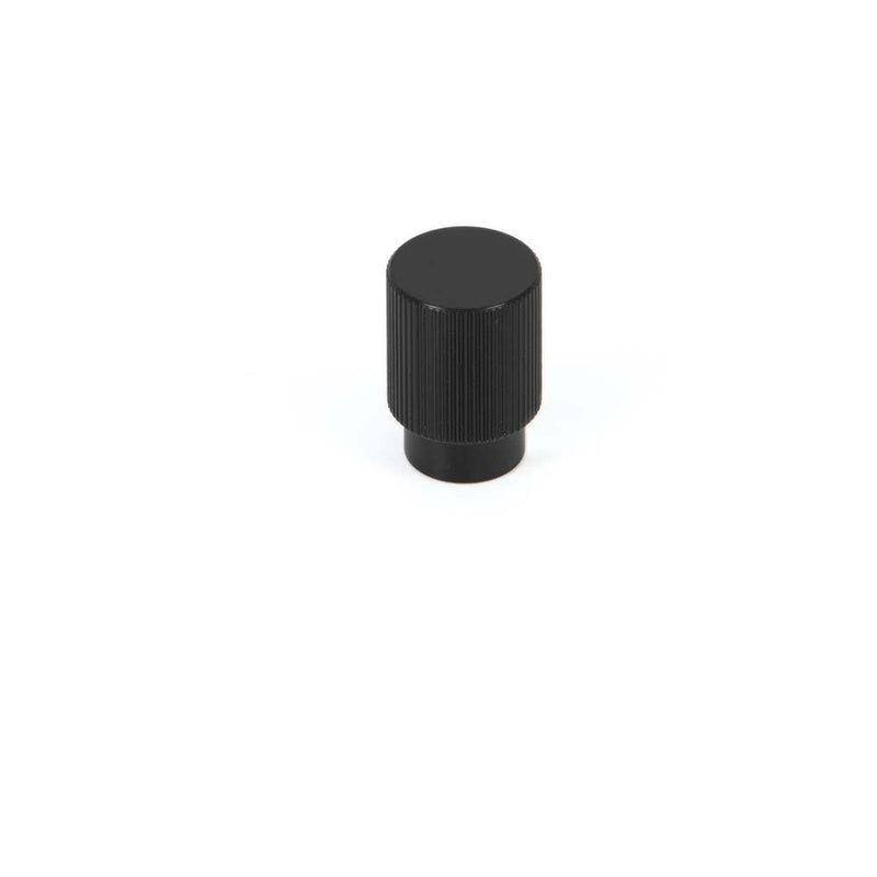 Momo Arpa Round Knob 22mm In Brushed Black