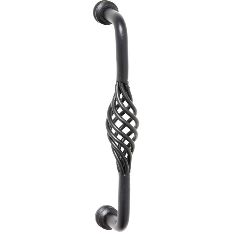 Pull Handle Wire Twist D Pull Iron Matt Black L200xP70mm