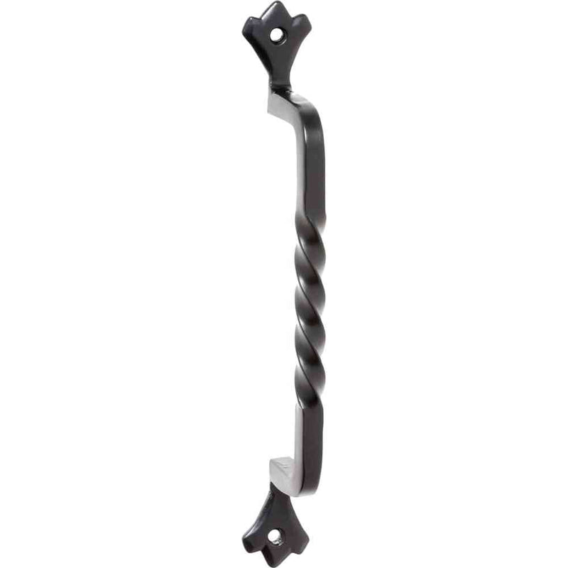 Cabinet Pull Handle Iron Twist Matt Black H187xP39mm