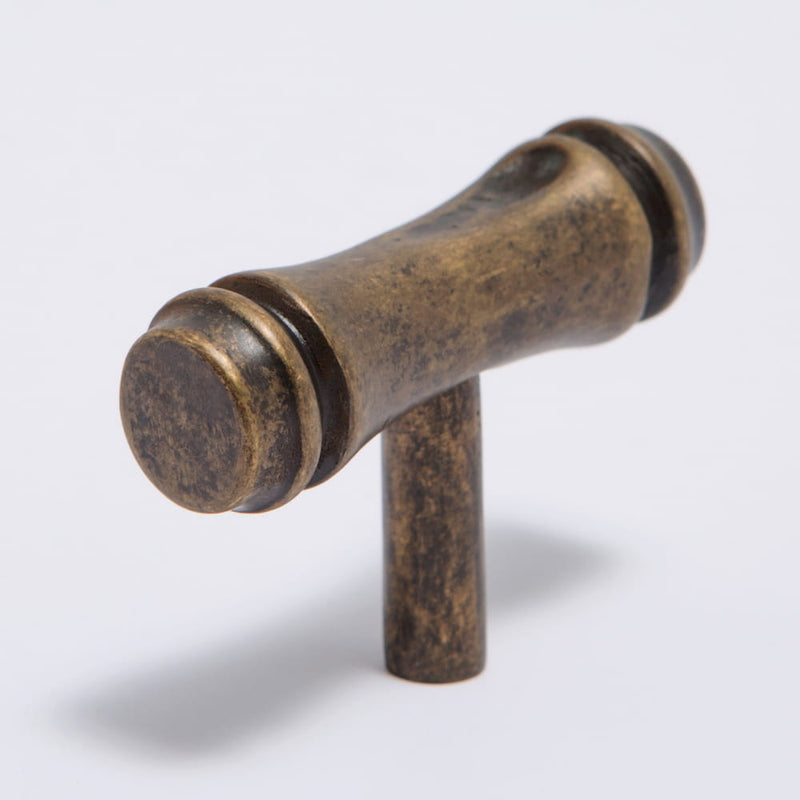 Bamboo T-Bar Antique Brass