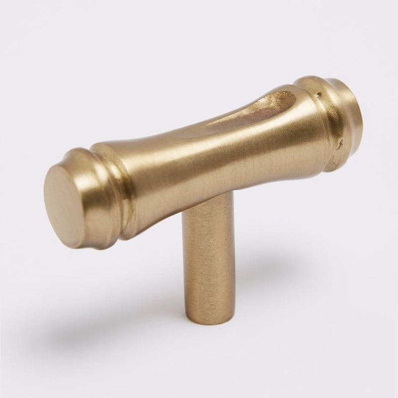 Bamboo T-Bar Burnished Brass