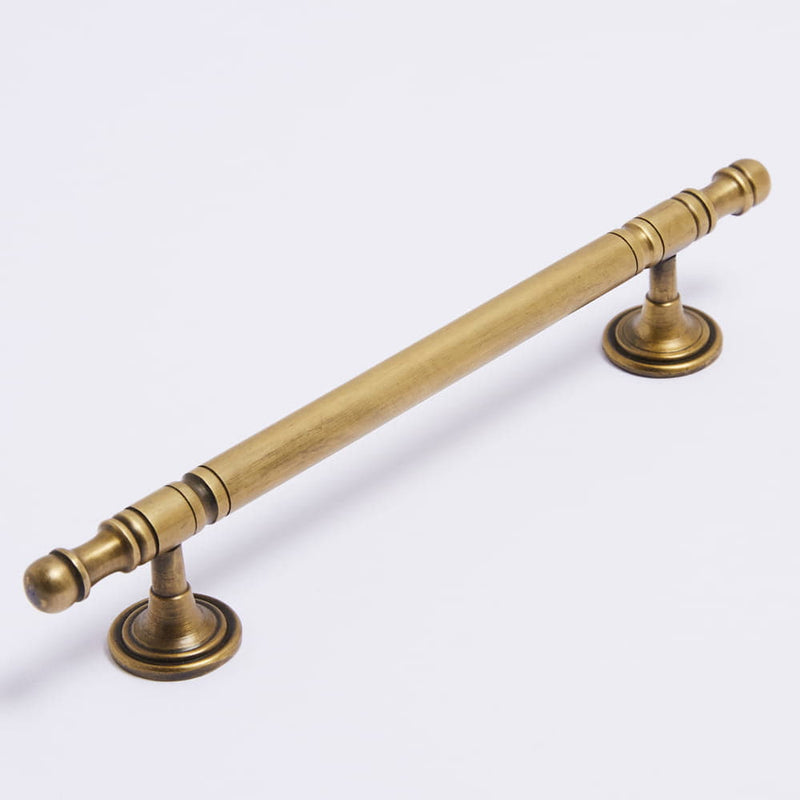 Kew Handle 192mm Acid Washed Brass