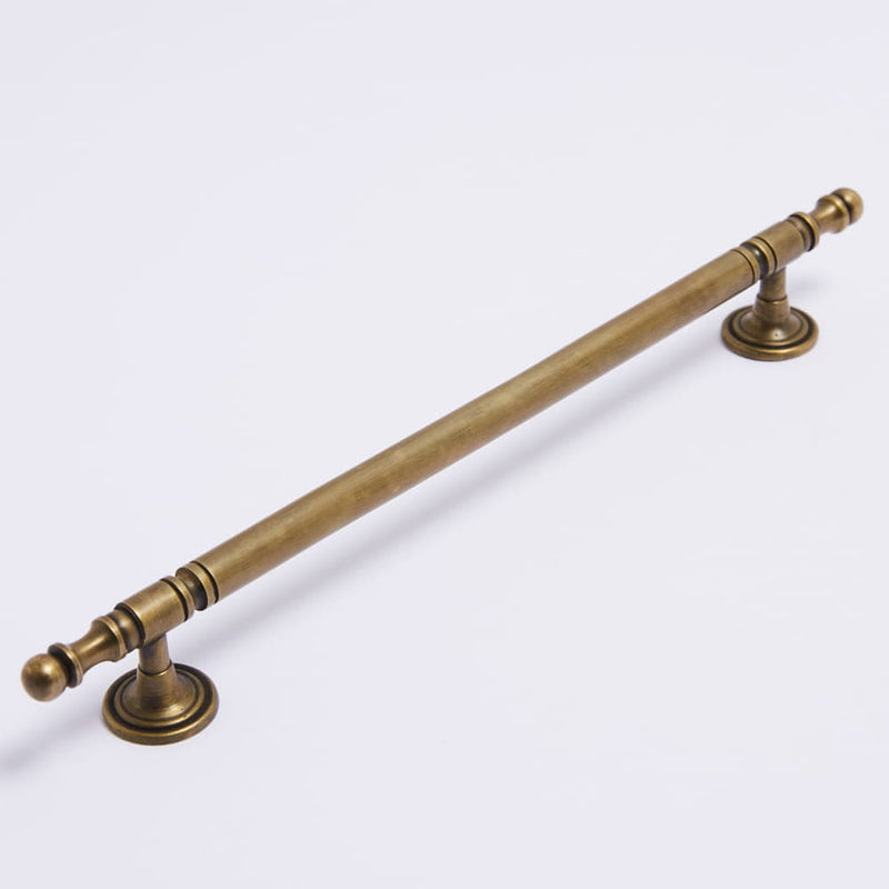 Kew Handle 256mm Acid Washed Brass