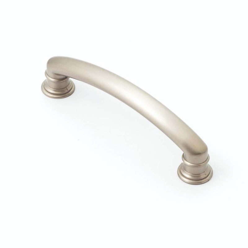 Decade 102mm Ridged Handle Dull Brushed Nickel