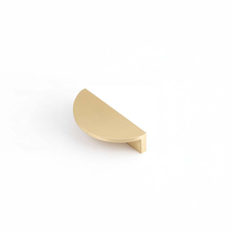 Cove 90mm Semi-Circle Pull Brushed Brass